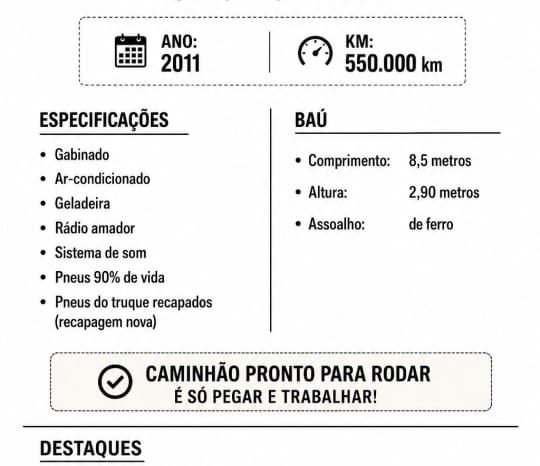 M-BENZ ATEGO 2425 BAÚ 2011 full